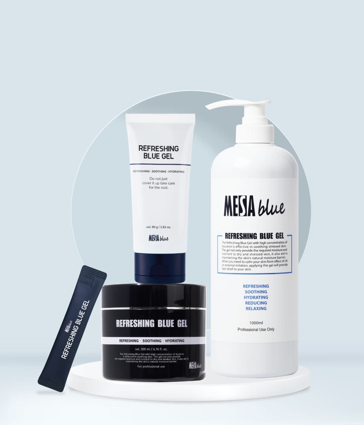 Refreshing Blue Gel